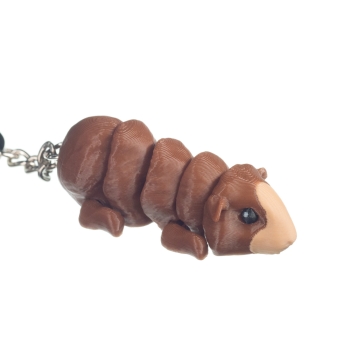 Świnka morska brązowa - brelok do kluczy